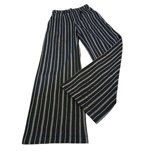 SOCIAL TOURIST Ultra High-Rise Black/Cream Trousers XS